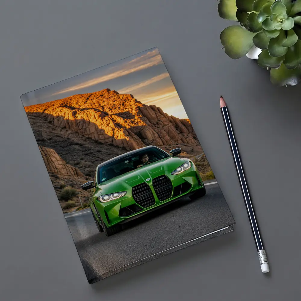 BMW M3 Green Canyon Desert Road Drive – Notebooks