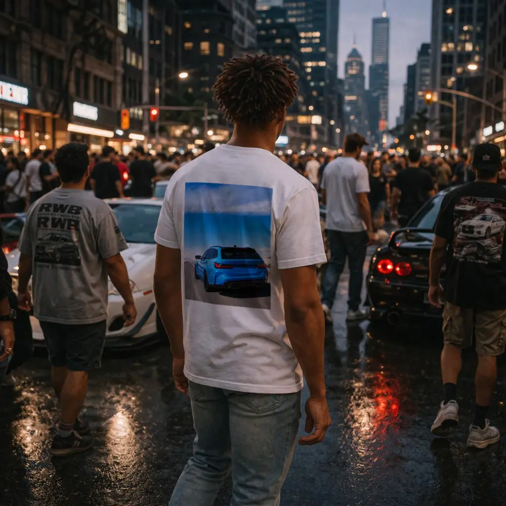 BMW M3 Touring Blue Mountain Highway Drive – T-Shirts