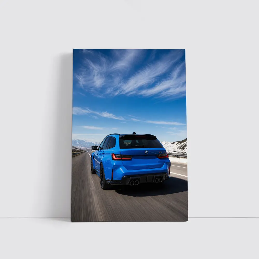 BMW M3 Touring Blue Mountain Highway Drive – Wall Art