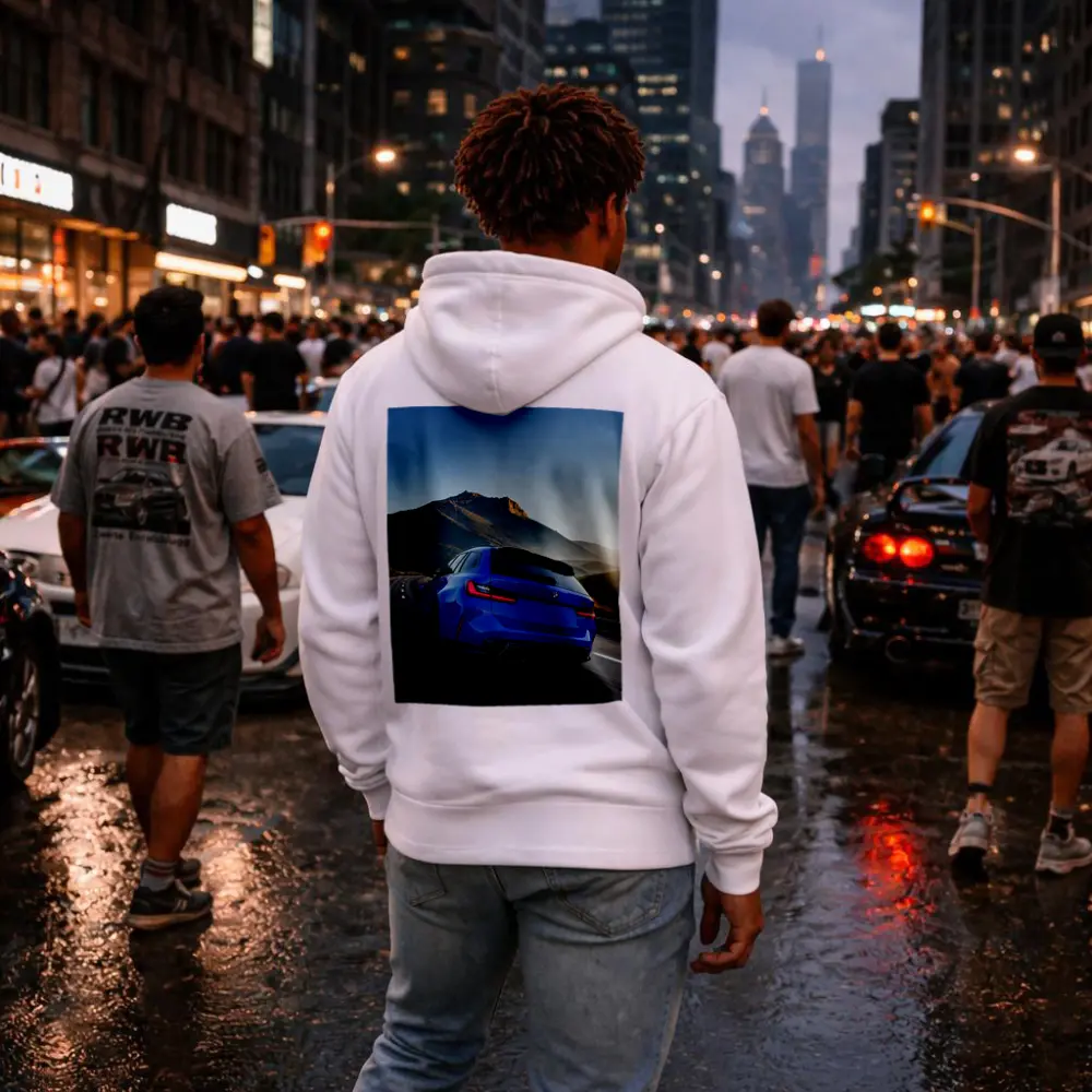 BMW M3 Touring Blue Mountain Road Drive – Hoodies