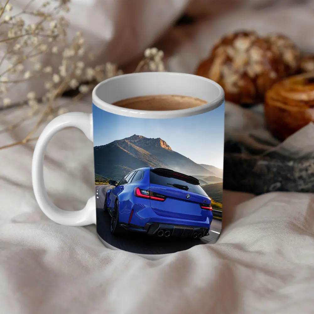 BMW M3 Touring Blue Mountain Road Drive – Mugs