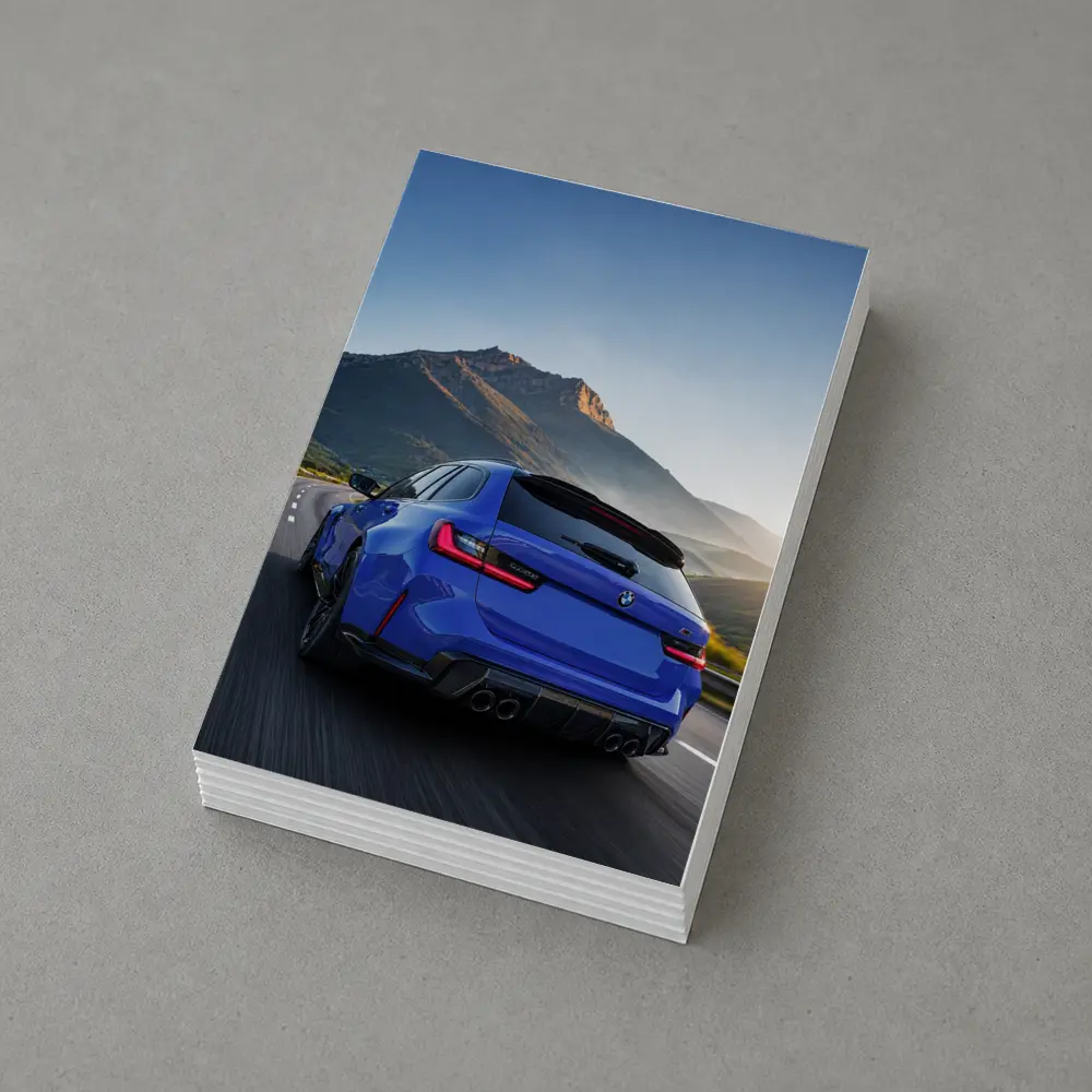 BMW M3 Touring Blue Mountain Road Drive – Postcards