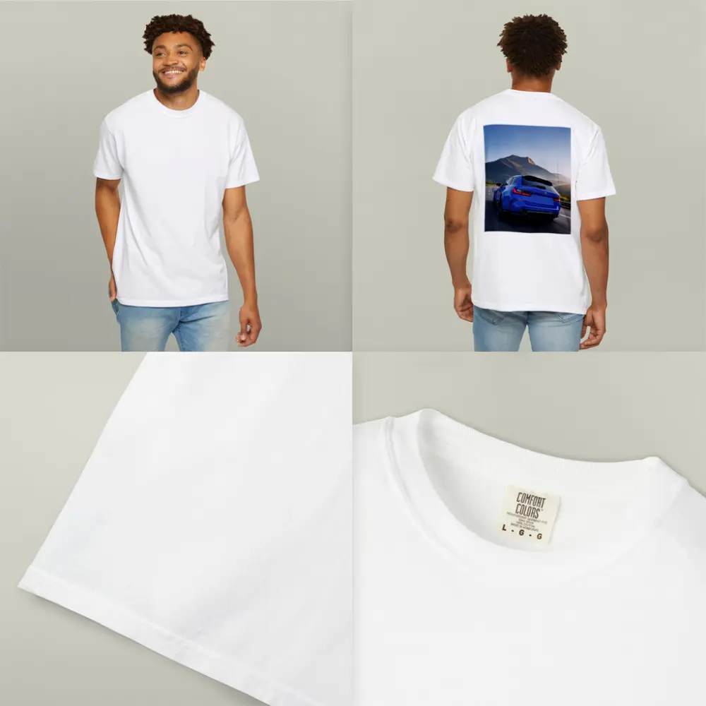 BMW M3 Touring Blue Mountain Road Drive – T-Shirts