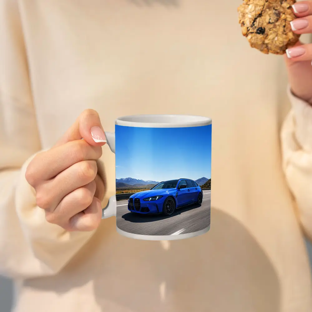 BMW M3 Touring Blue Highway Mountain Drive – Mugs