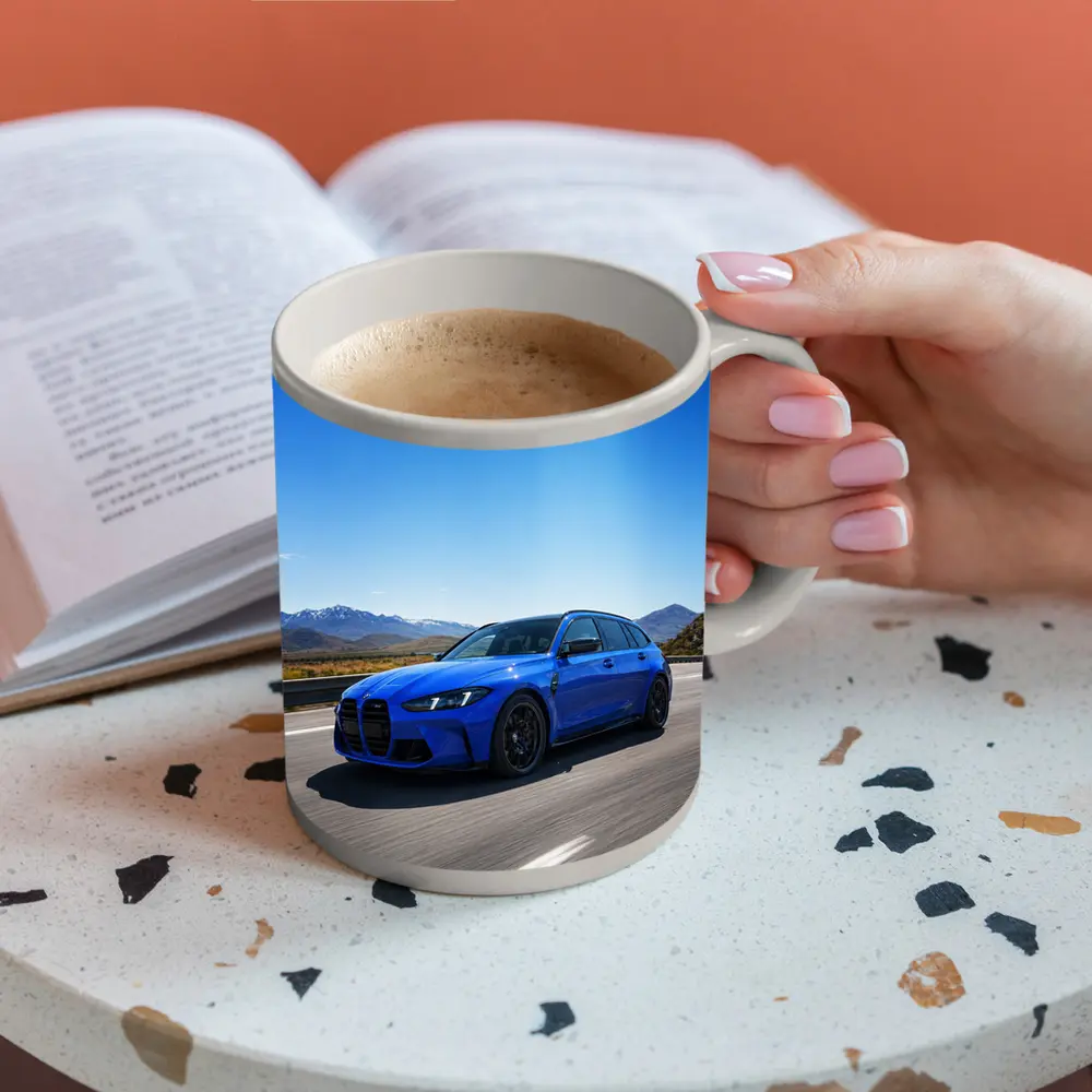 BMW M3 Touring Blue Highway Mountain Drive – Mugs