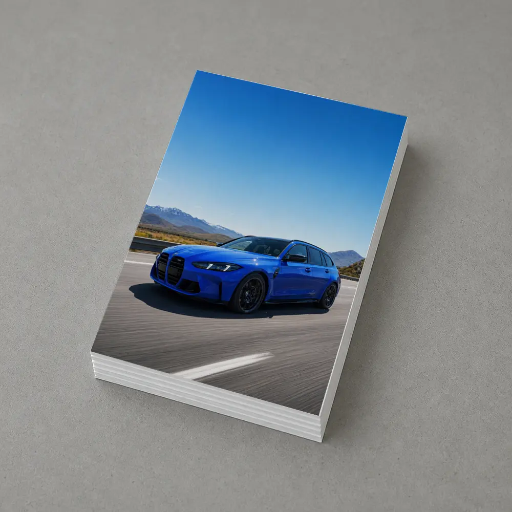 BMW M3 Touring Blue Highway Mountain Drive – Postcards