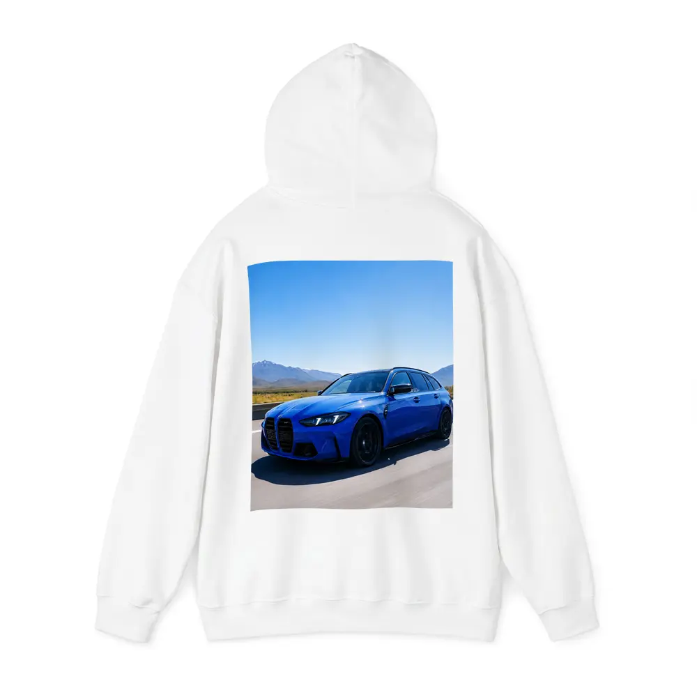 BMW M3 Touring Blue Highway Mountains Drive – Hoodies