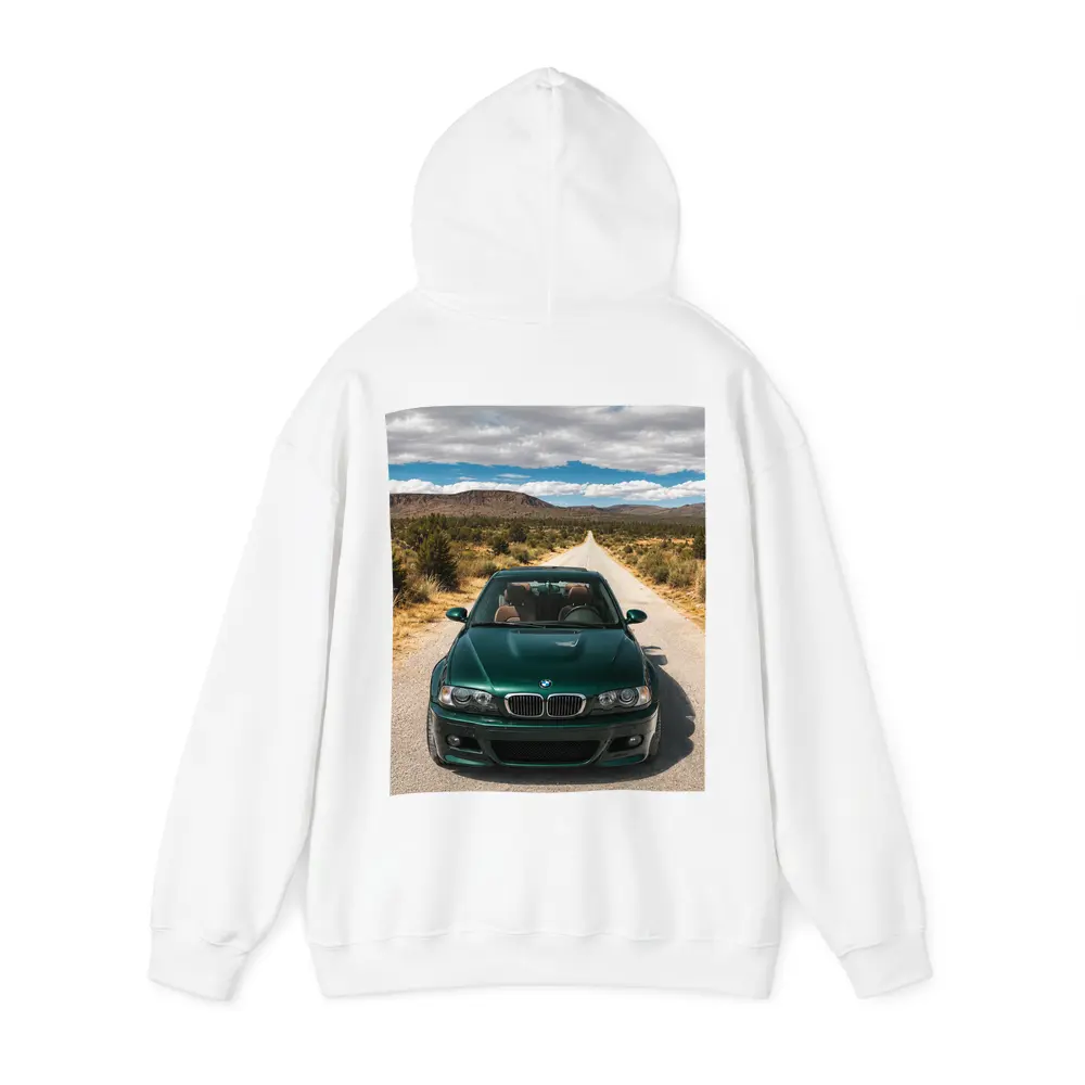 BMW M3 E46 Green Desert Road Drive – Hoodies