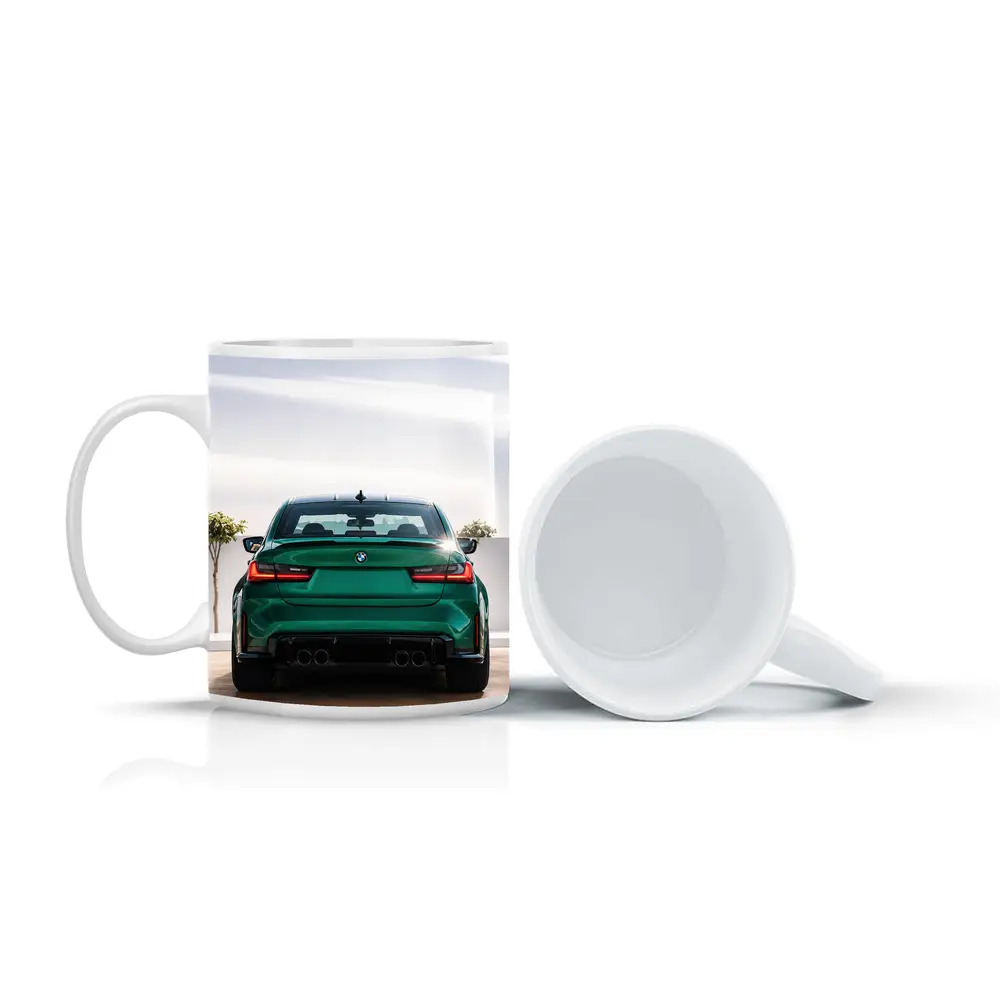BMW M3 Green Rear View Showroom – Mugs