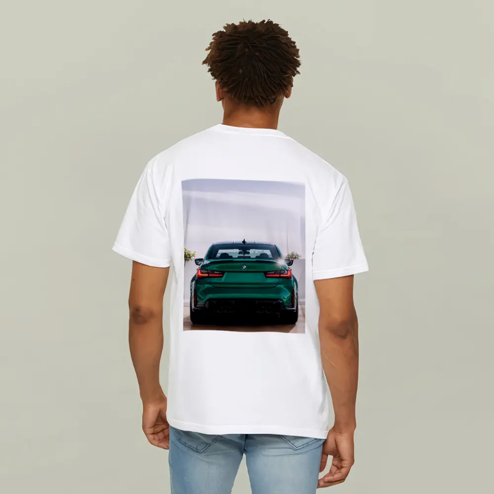 BMW M3 Green Rear View Showroom – T-Shirts