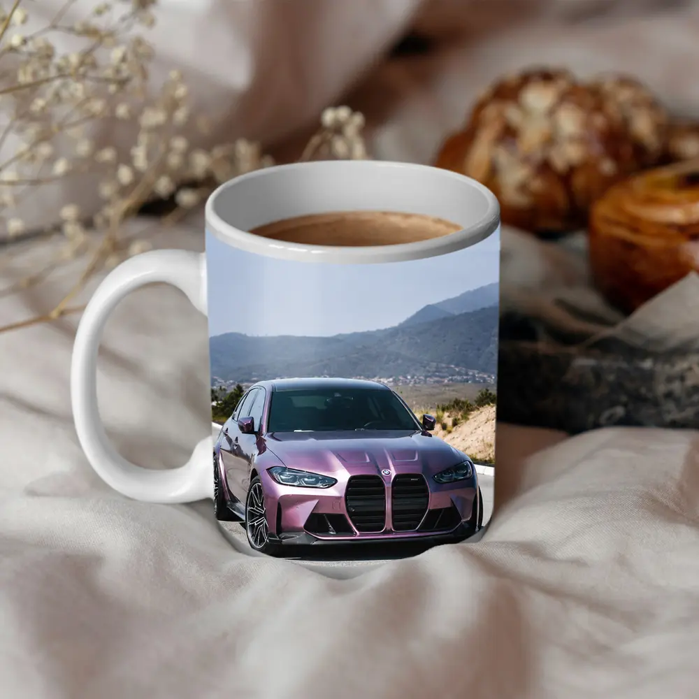 BMW M3 Purple Mountain Road Scenic Drive – Mugs