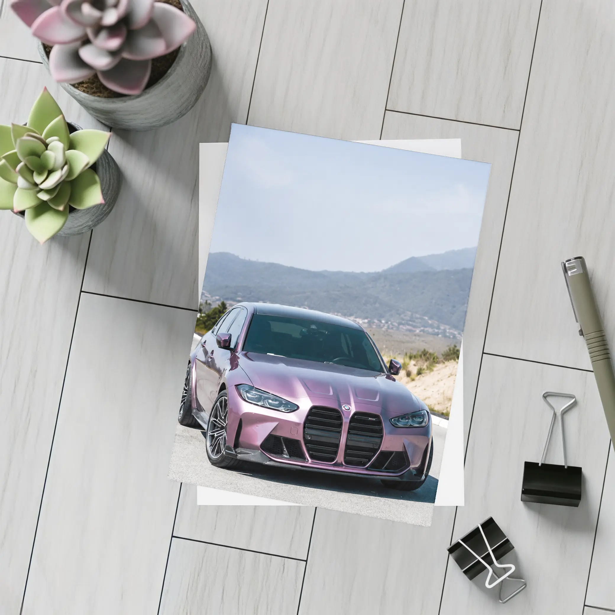 BMW M3 Purple Mountain Road Scenic Drive – Postcards