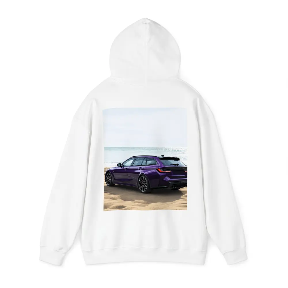 BMW M3 Touring Wagon Purple Beach Shore – Hoodies