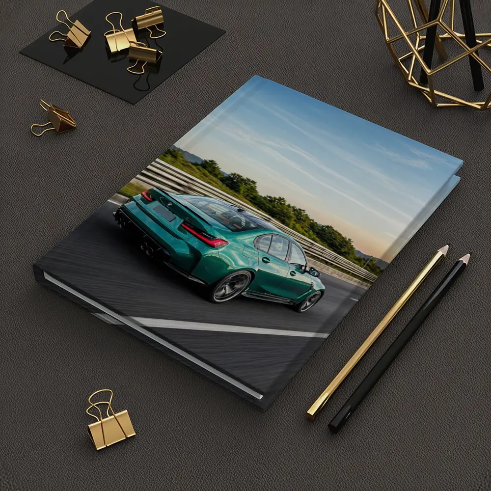 BMW M3 Green Sedan On Highway – Notebooks