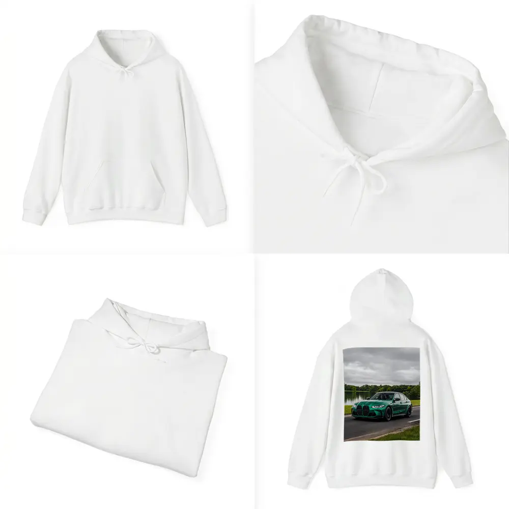 BMW M3 Sedan Green Lakeside Road Drive – Hoodies
