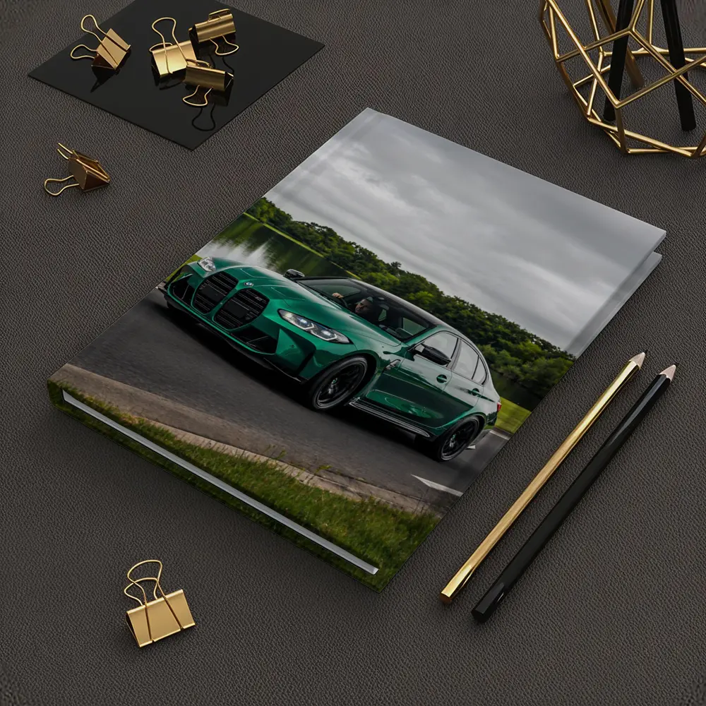 BMW M3 Sedan Green Lakeside Road Drive – Notebooks