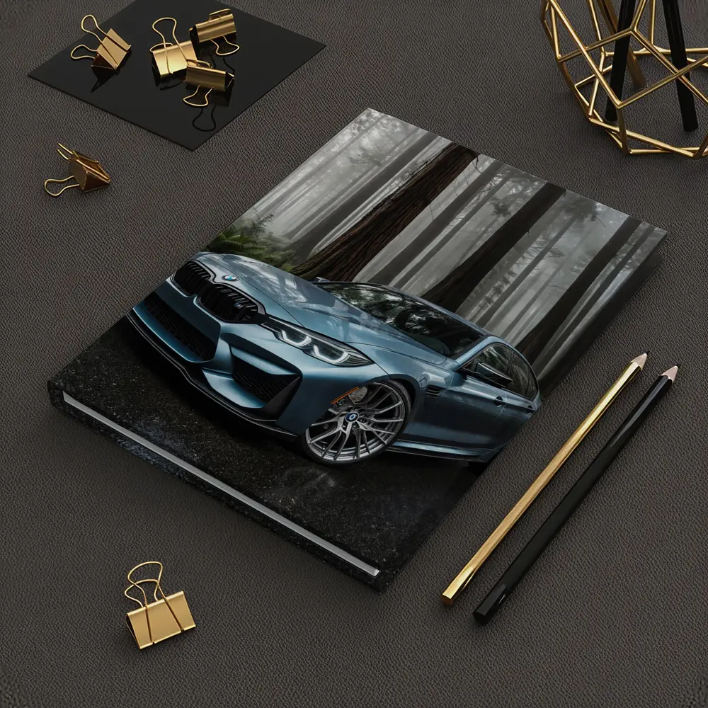 BMW M3 Parked In Misty Forest – Notebooks
