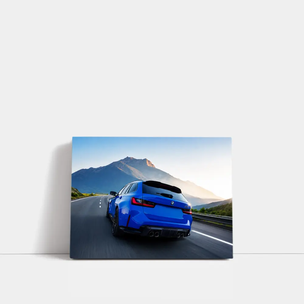 BMW M3 Touring Blue Mountain Road Drive – Wall Art