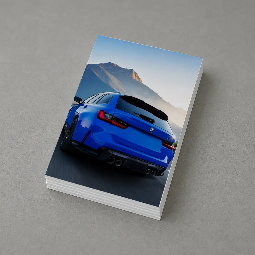 BMW M3 Touring Blue Mountain Road Drive – Postcards