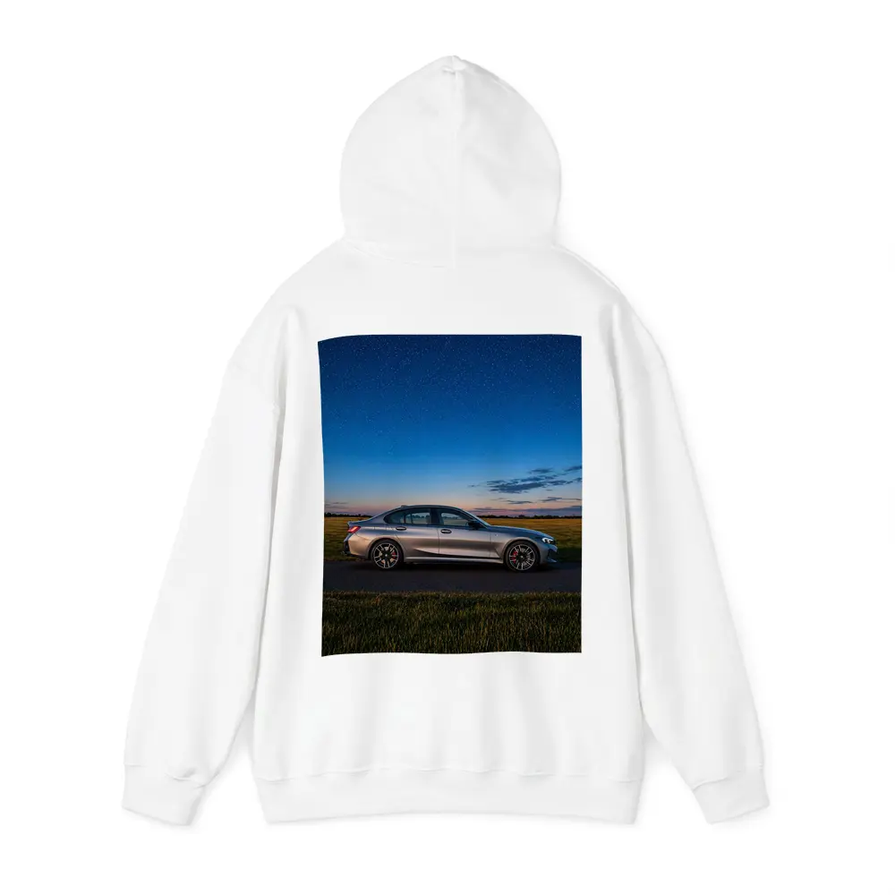 BMW M340i Gray Sedan Starry Night – Hoodies
