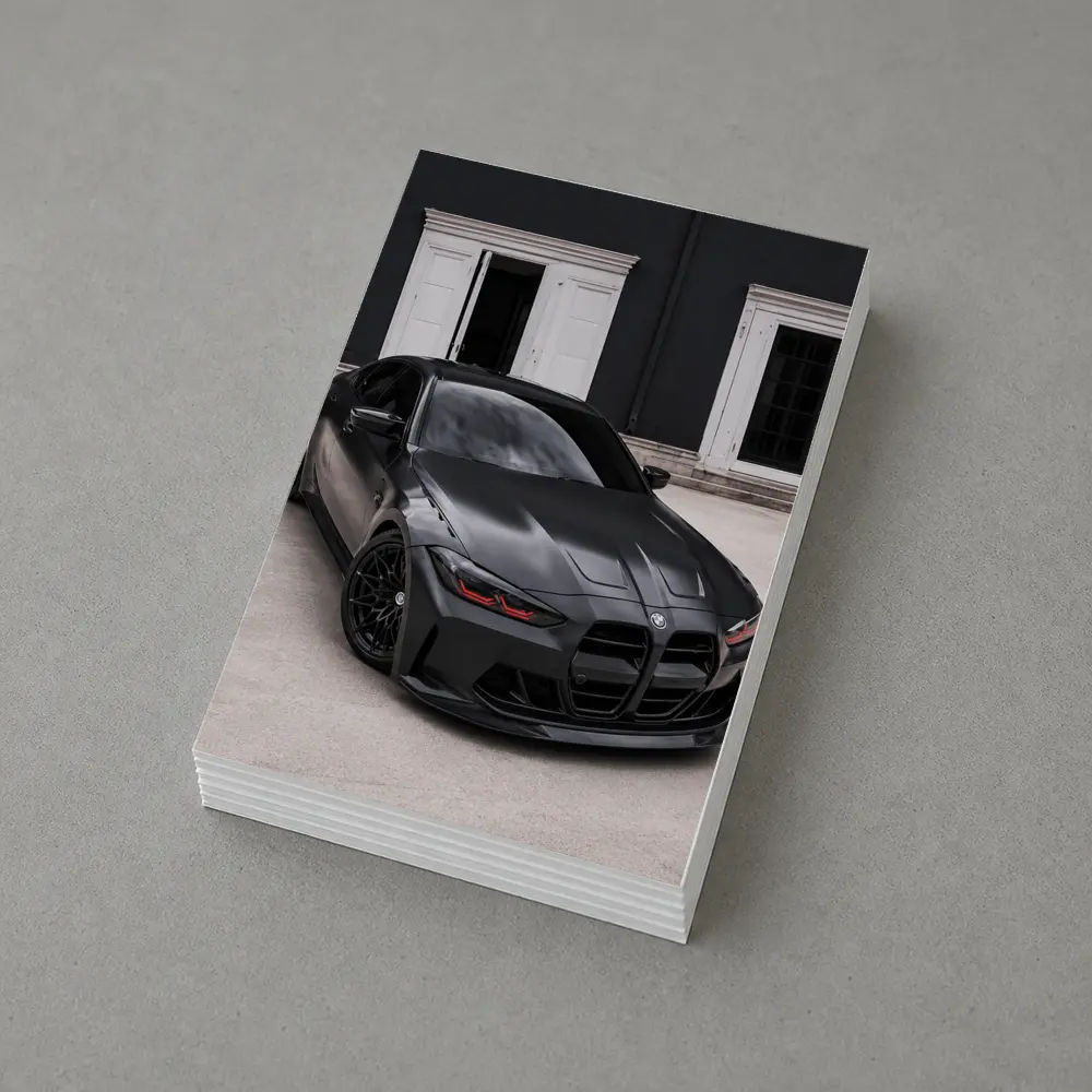 BMW M3 Black Devil Matte Dark Street – Postcards