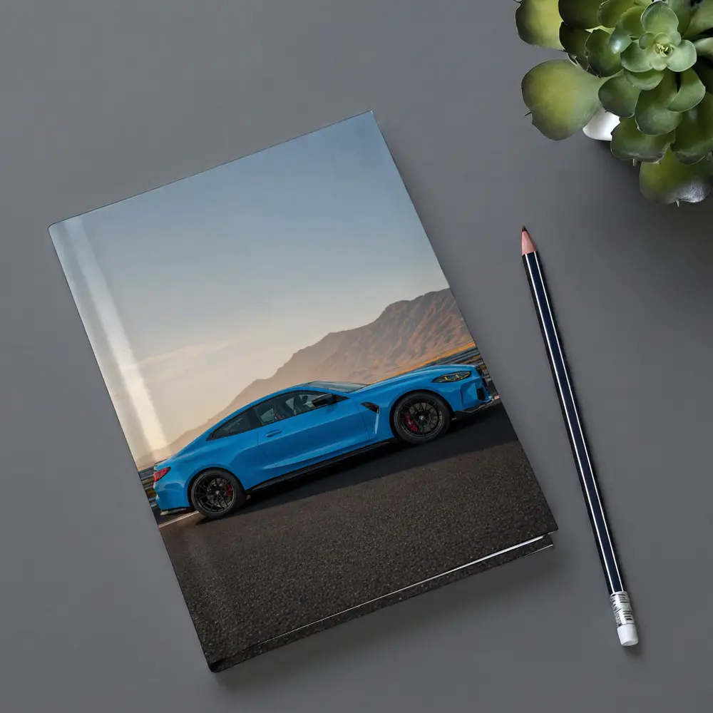 BMW M4 Blue Coupe Mountain Road – Notebooks