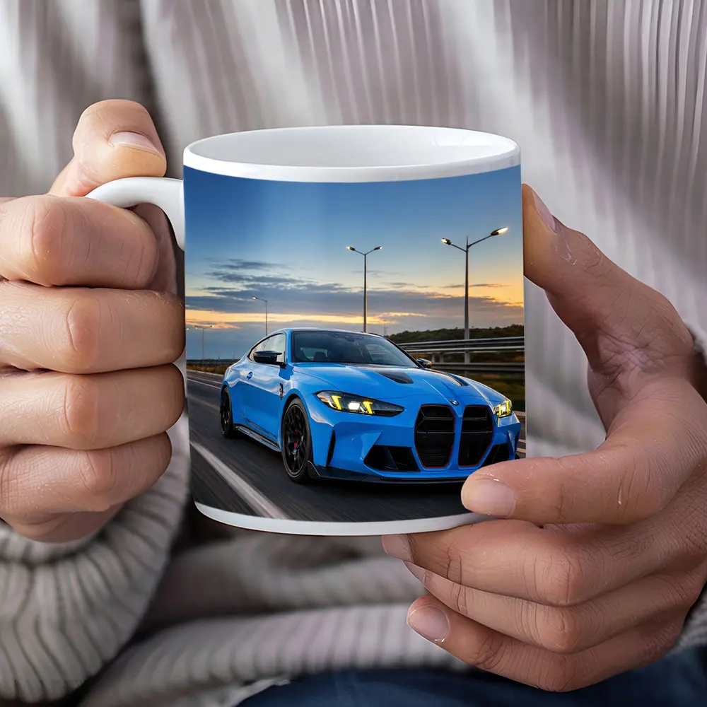 BMW M4 CS Riviera Blue Highway Drive – Mugs