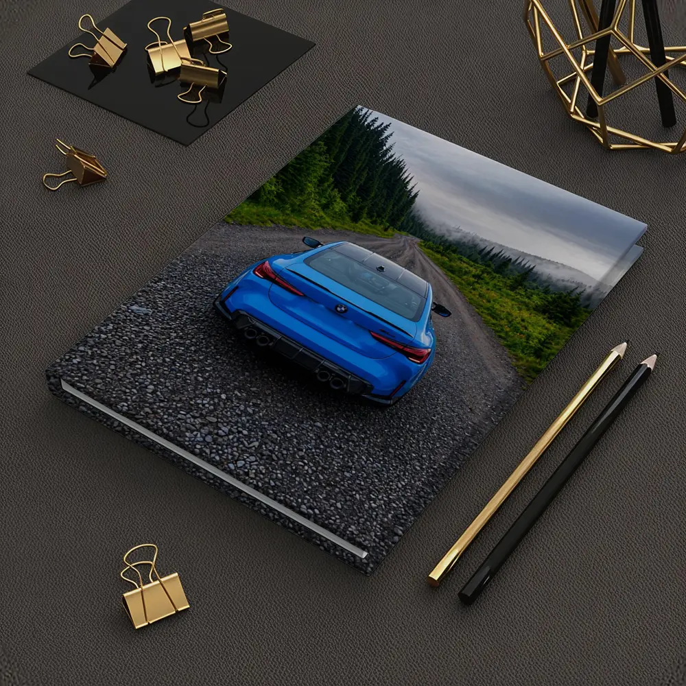 BMW M4 Blue Forest Mountain Road Rear – Notebooks
