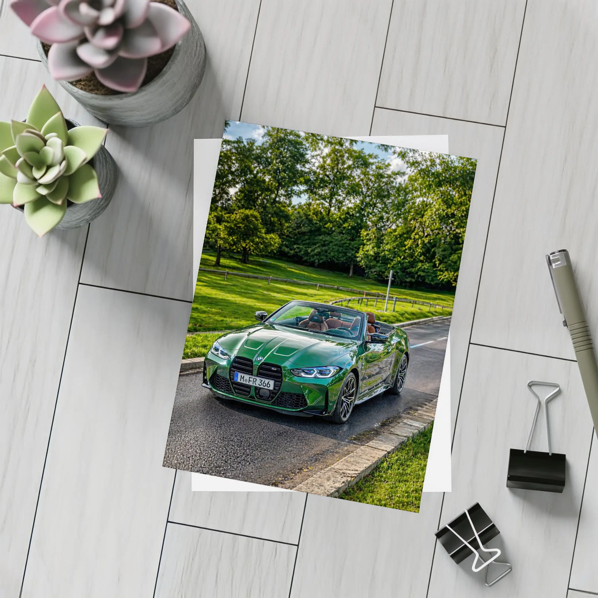 BMW M4 Convertible Green Park Road – Postcards