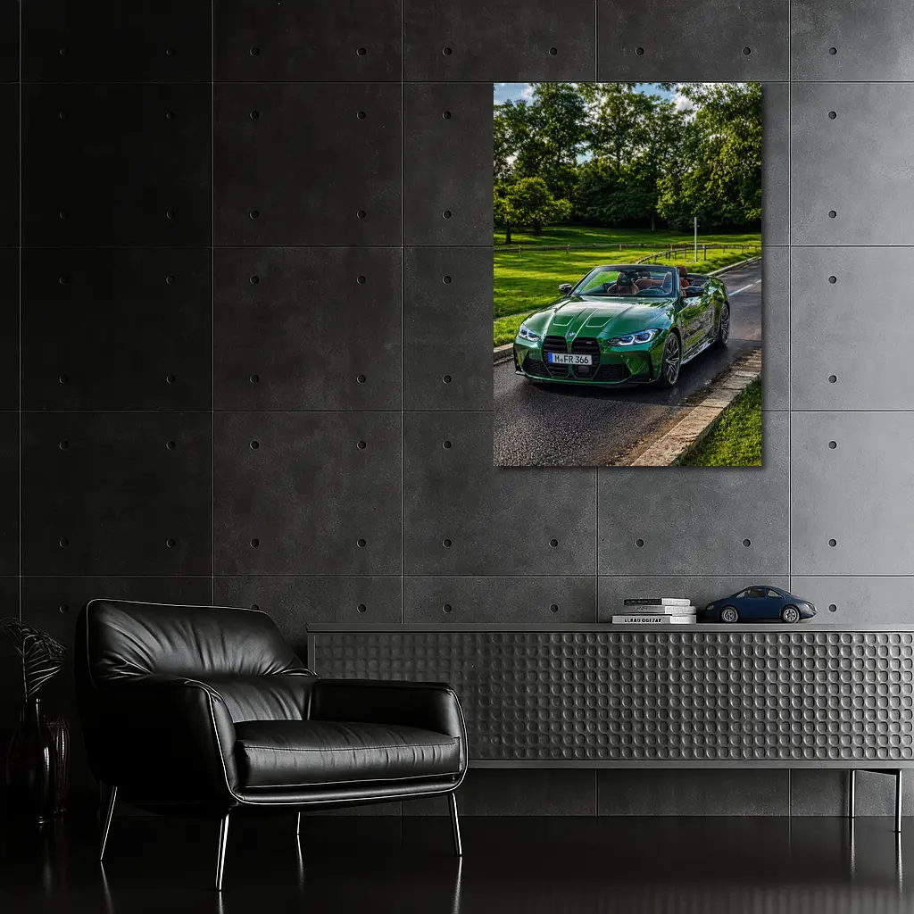 BMW M4 Convertible Green Park Road – Wall Art