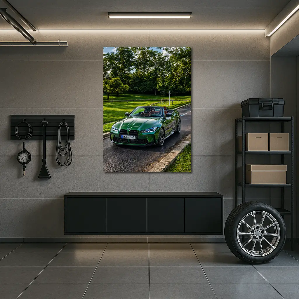 BMW M4 Convertible Green Park Road – Wall Art