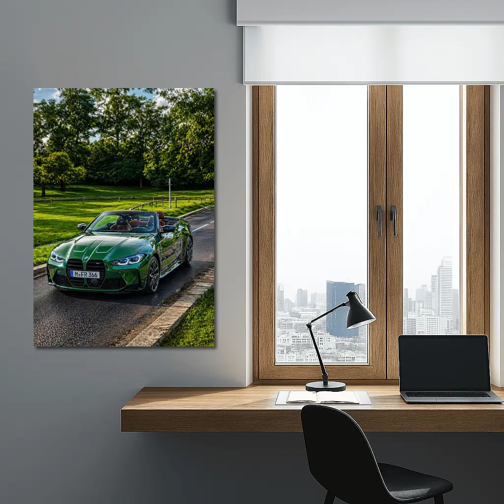 BMW M4 Convertible Green Park Road – Wall Art