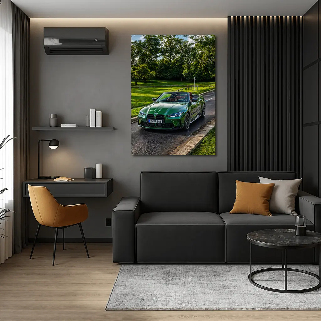 BMW M4 Convertible Green Park Road – Wall Art