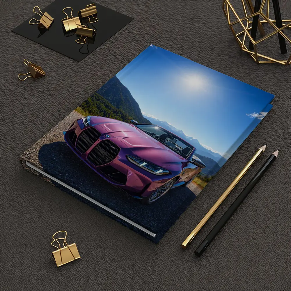 BMW M4 Convertible Purple Mountain Backdrop – Notebooks