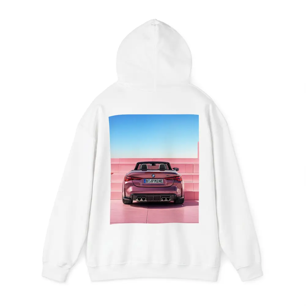 BMW M4 Convertible Rear Pink Wall – Hoodies