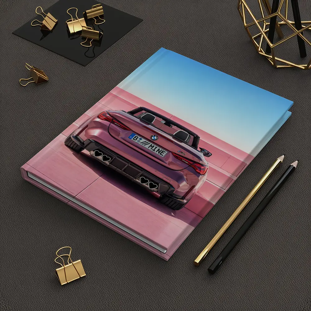 BMW M4 Convertible Rear Pink Wall – Notebooks