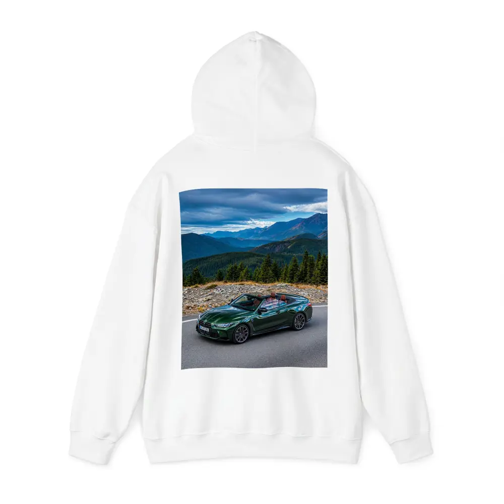 BMW M4 Convertible Green Mountain Road – Hoodies
