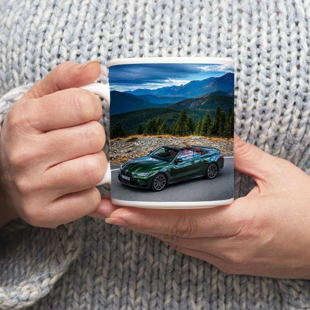 BMW M4 Convertible Green Mountain Road – Mugs