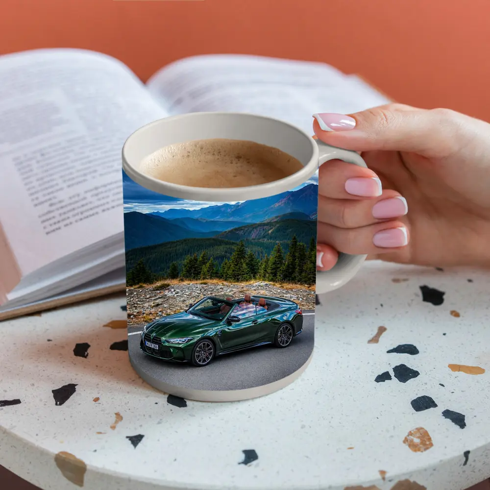 BMW M4 Convertible Green Mountain Road – Mugs