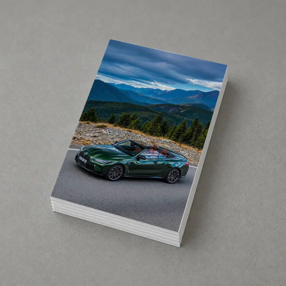 BMW M4 Convertible Green Mountain Road – Postcards