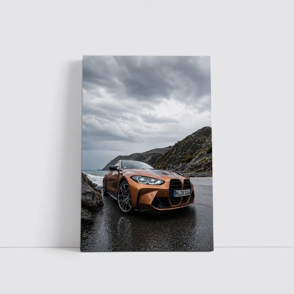 BMW M4 Competition Coupe Coastal Moody Scene – Wall Art
