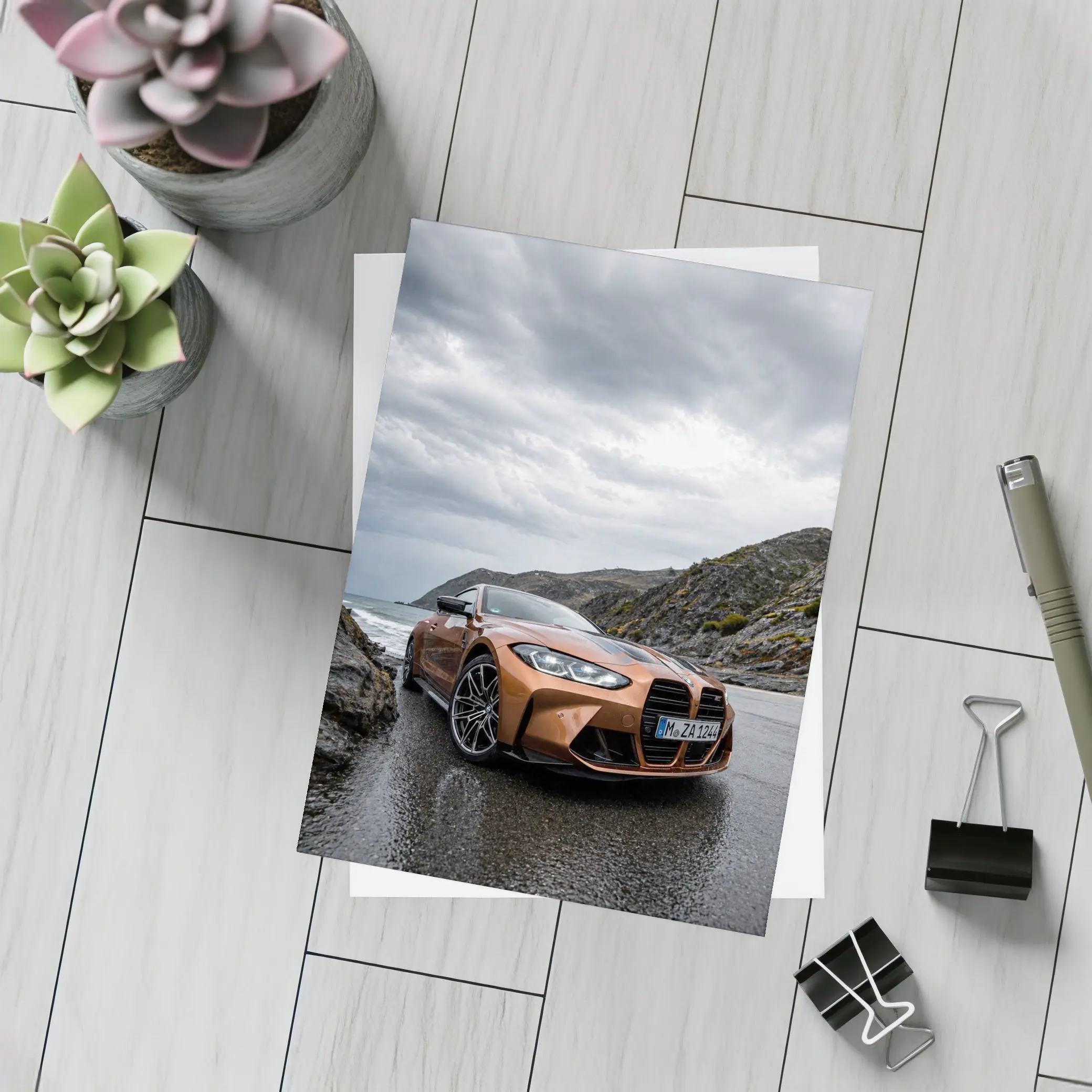 BMW M4 Competition Coupe Coastal Moody Scene – Postcards