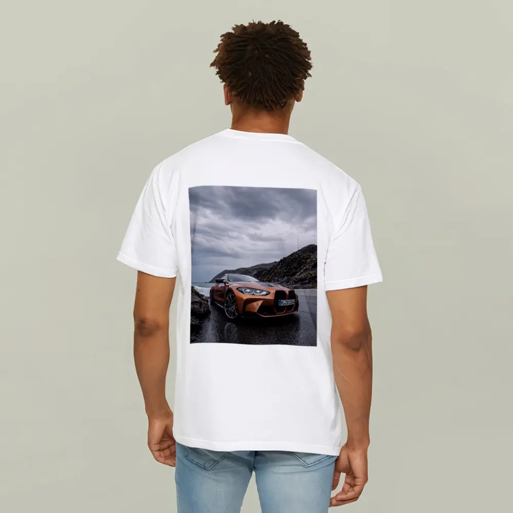 BMW M4 Competition Coupe Coastal Moody Scene – T-Shirts