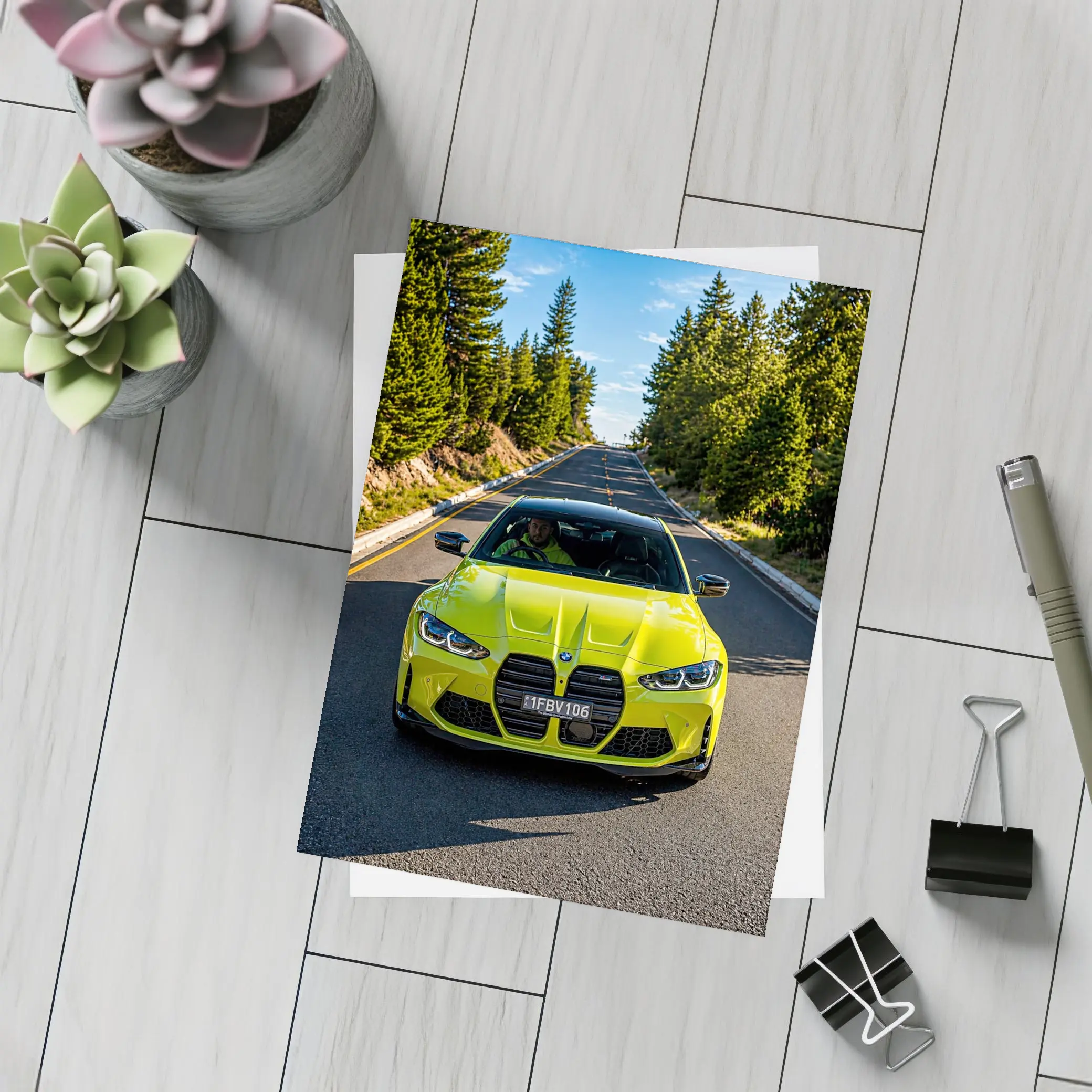 BMW M4 Competition Coupe Forest Road – Postcards