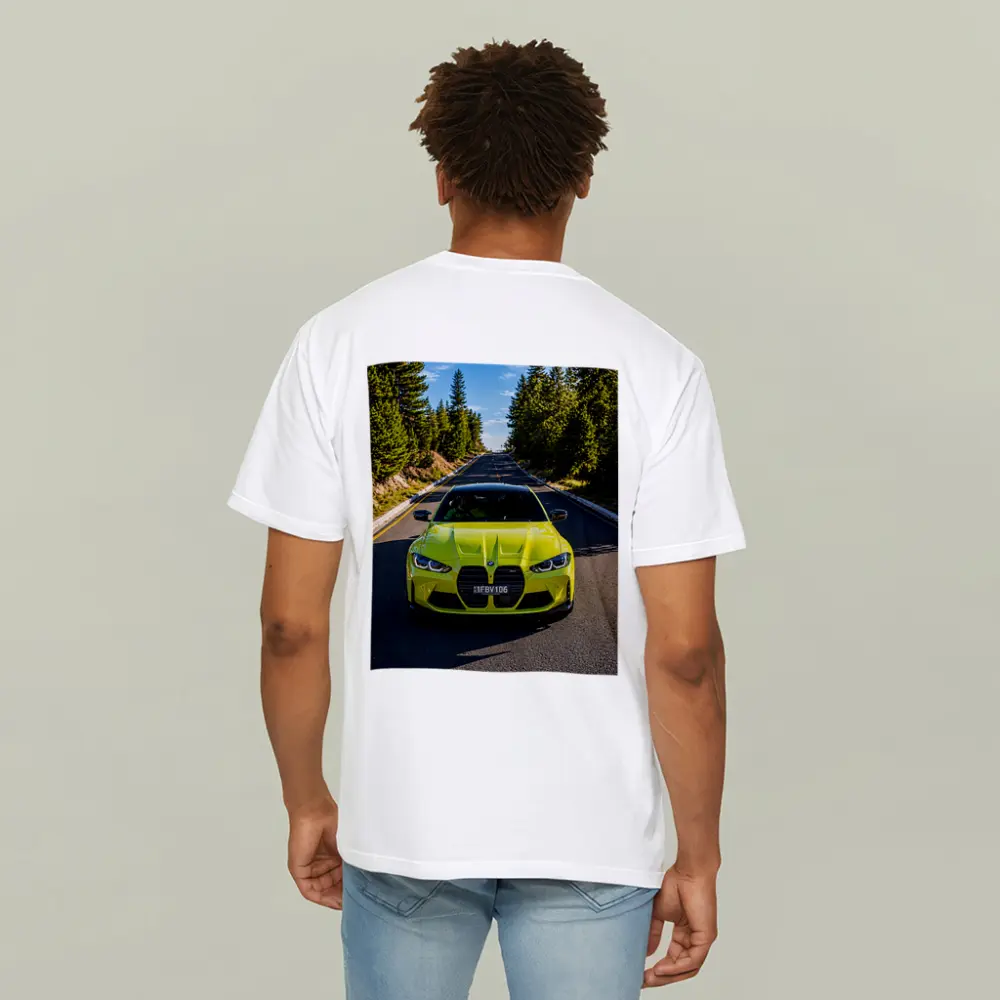BMW M4 Competition Coupe Forest Road – T-Shirts