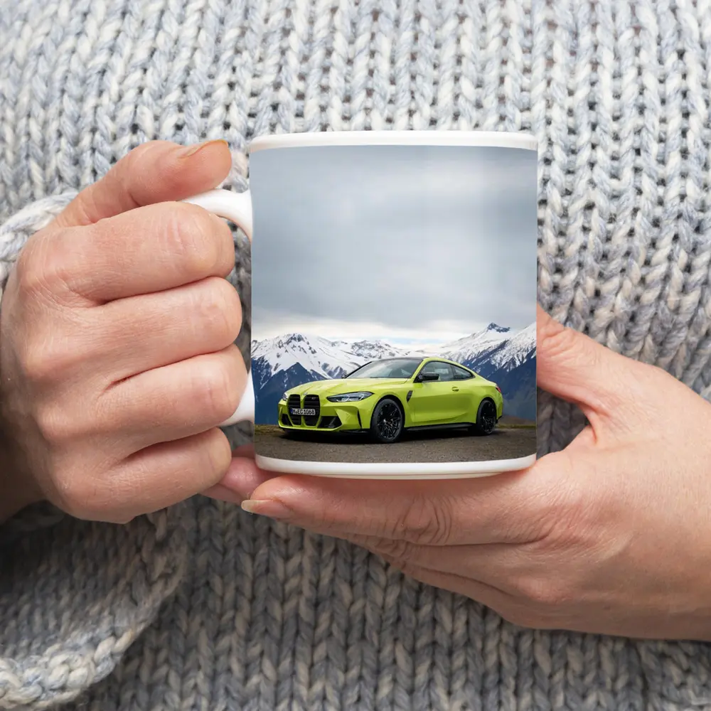 BMW M4 Competition Coupe Snowy Mountains – Mugs