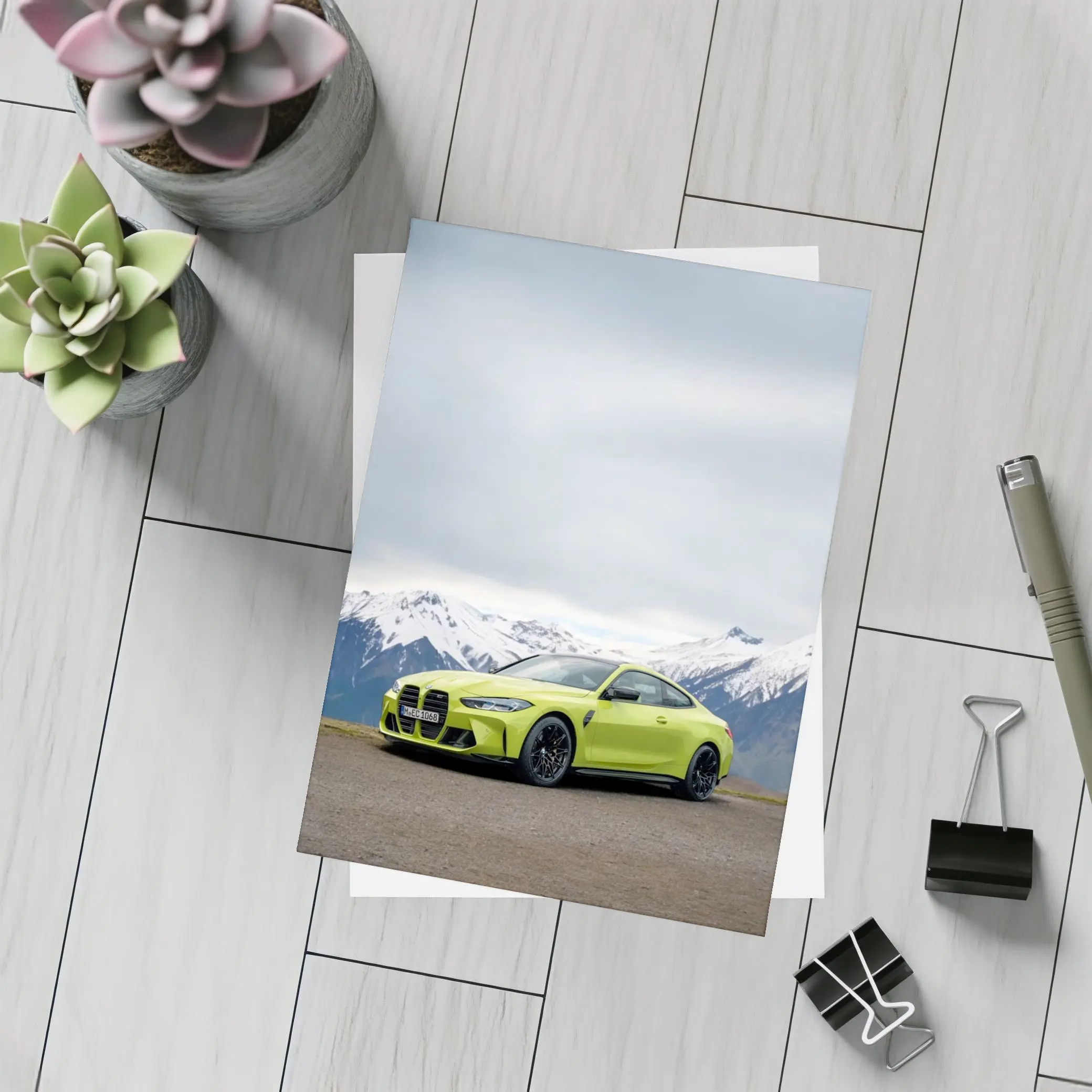 BMW M4 Competition Coupe Snowy Mountains – Postcards