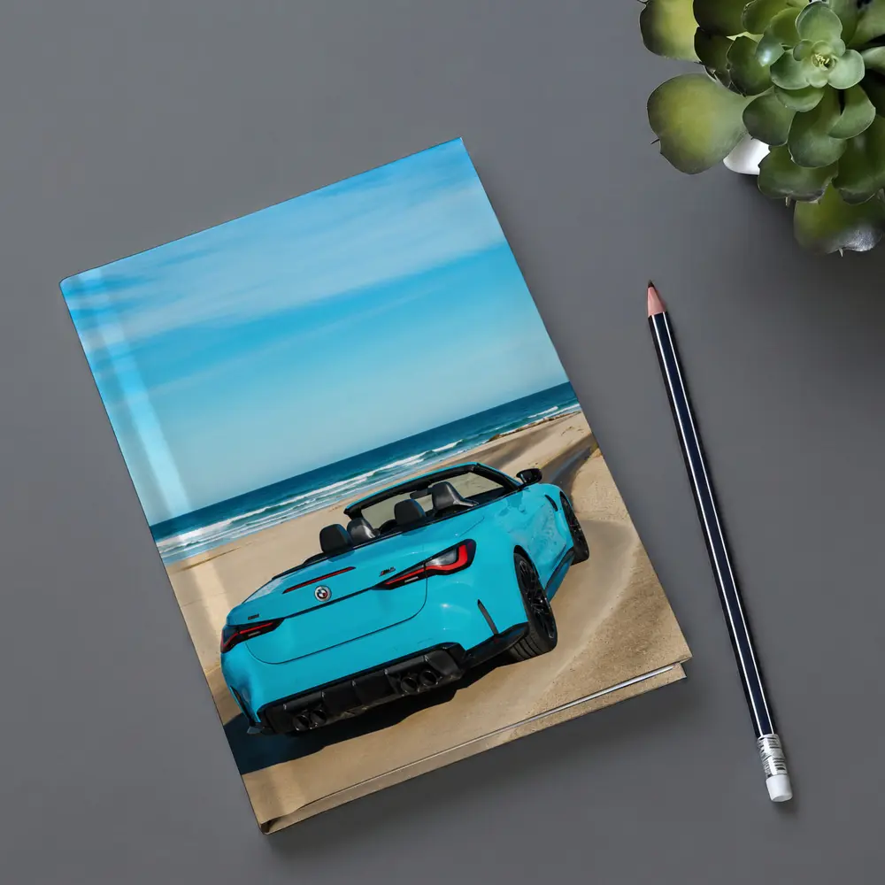BMW M4 Convertible Blue Beach Road – Notebooks