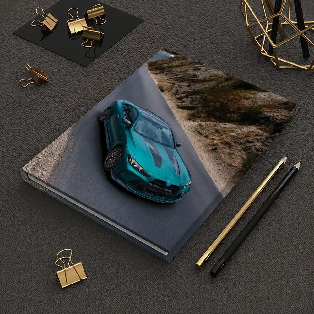 BMW M4 Teal Coupe Mountain Road Drive – Notebooks