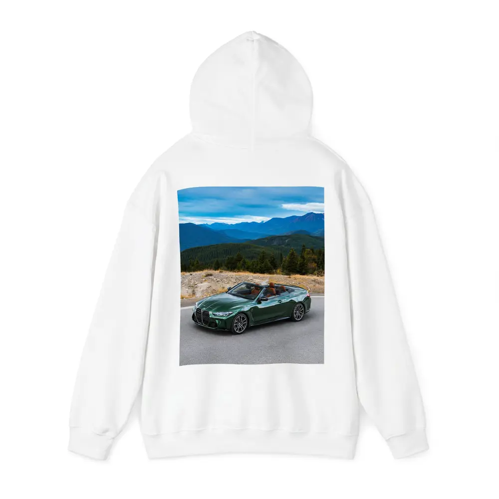 BMW M4 Convertible Green Mountain Road – Hoodies